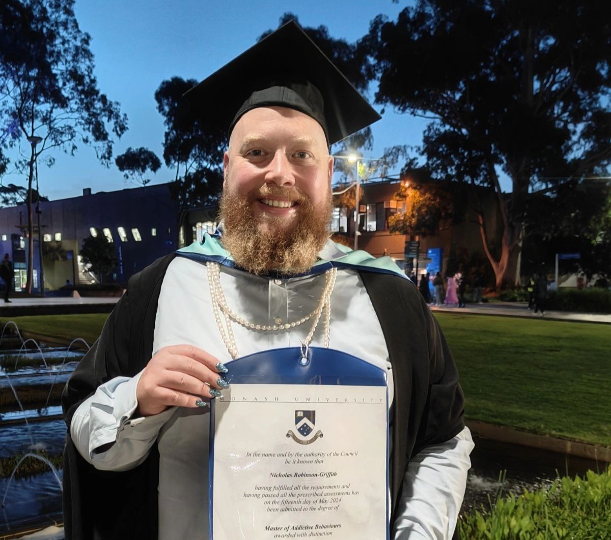 Nic with Masters